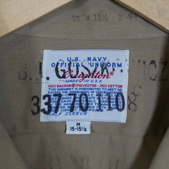 Vintage U.S. Navy Official Uniform Half sleeve - Picture 2 of 2